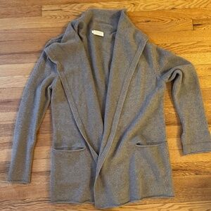 Toast Merino Angora Blend Cardigan Sweater Size L